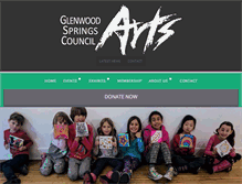 Tablet Screenshot of glenwoodarts.org